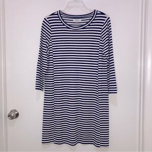Madewell Dress, Women’s Medium, Navy Stripes, Super Comfortable Knit